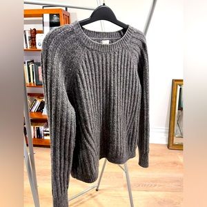 Grey wool sweater!